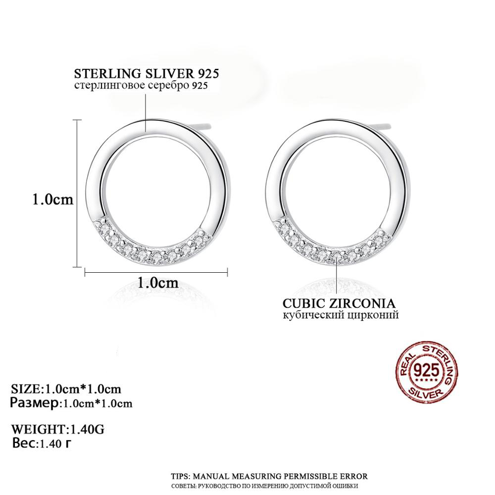 Cz  Stud Sterling Silver Earrings
