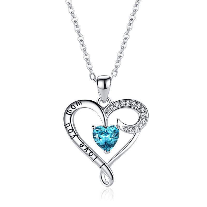 Mom Heart Of The Sea Sterling Silver Pendant