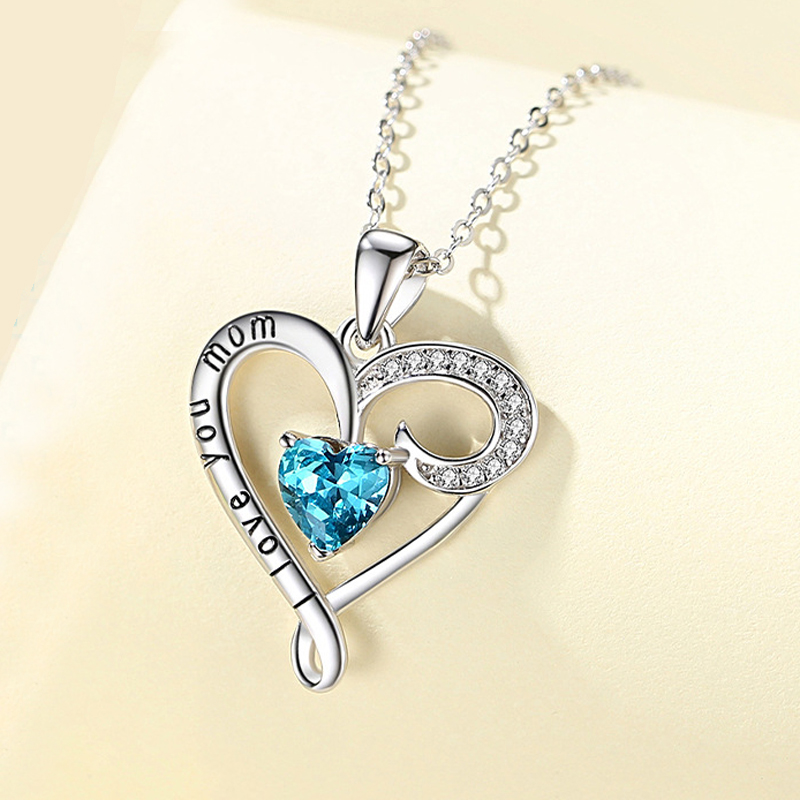 Mom Heart Of The Sea Sterling Silver Pendant