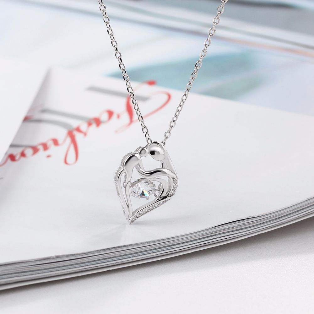 We Mother Love Smart Pendant Sterling Silver Necklace