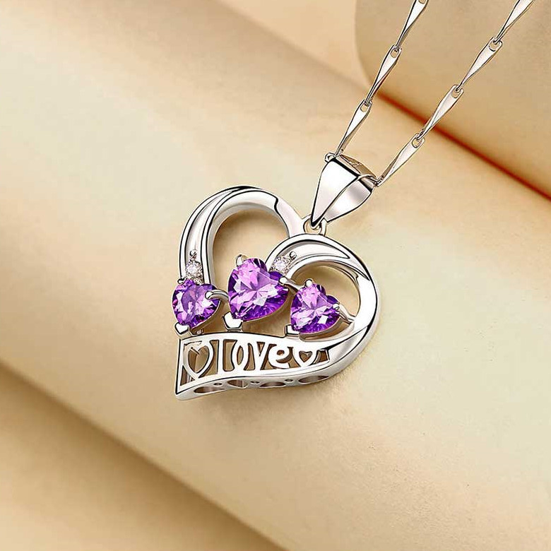 Heart Love Sterling Silver Pendant